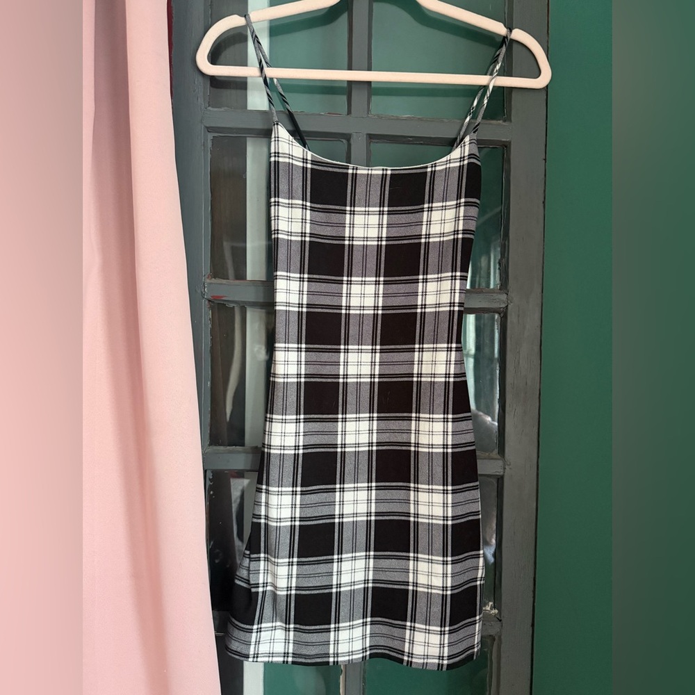 Windsor Black and White Checkered Dress